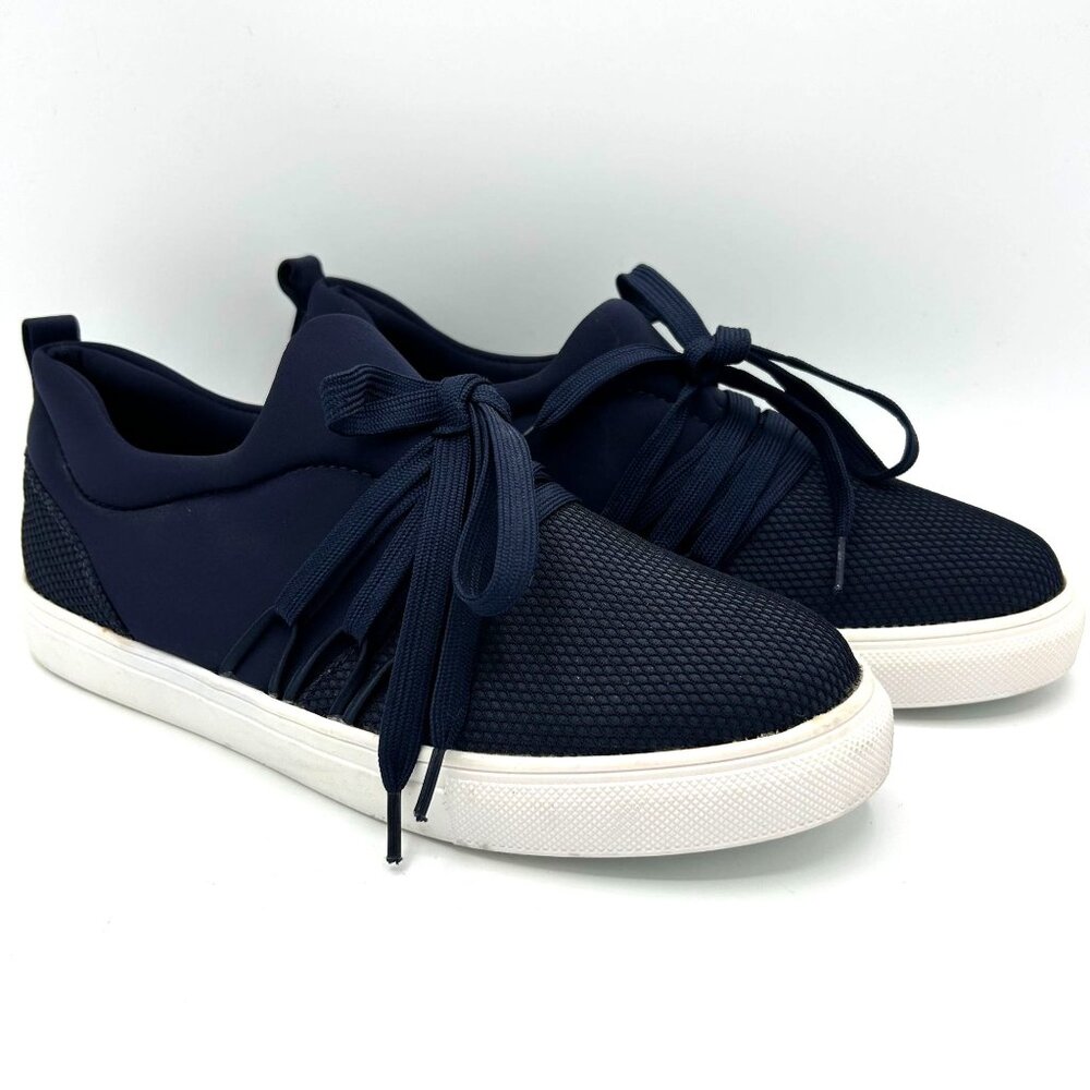 Bonnibel Womens Navy Slip-On Sneakers Size 7.5  Casual Comfort & Style - Picture 3 of 11